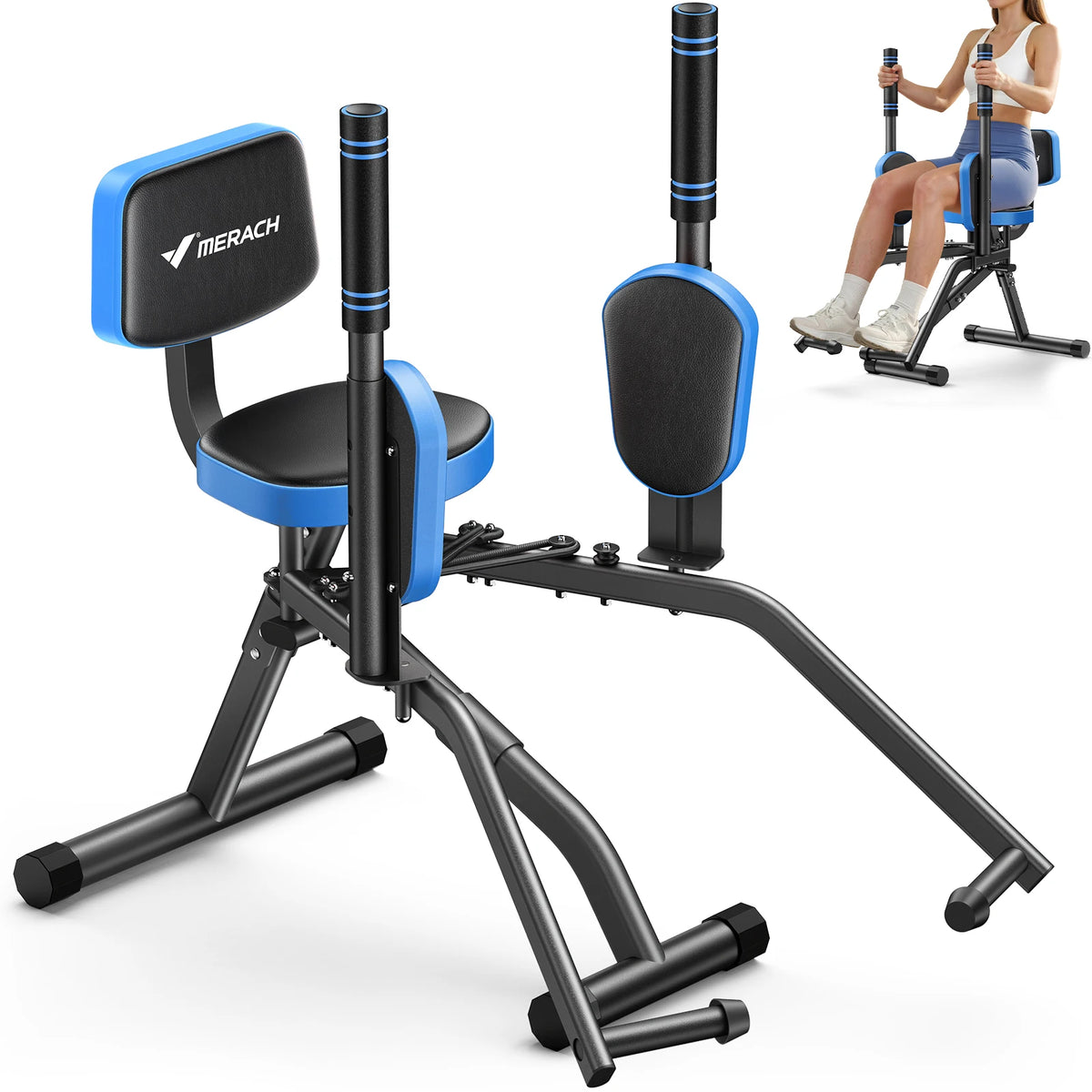 Merach Adjustable Resistance Hip Abductor And Leg Adductor Trainer