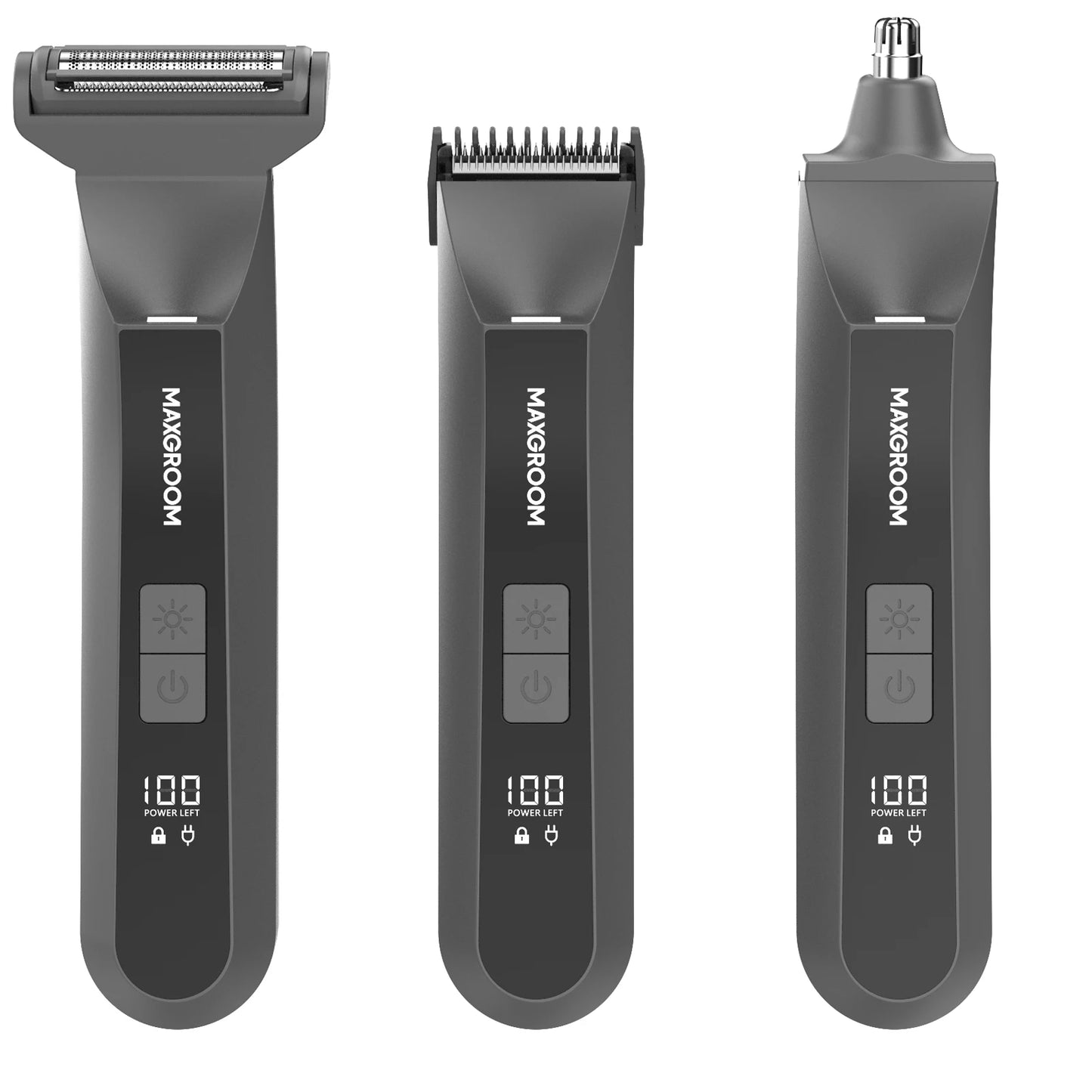 MAXGROOM Body Hair Trimmer For Men Replaceable Ceramic Blade Waterproof