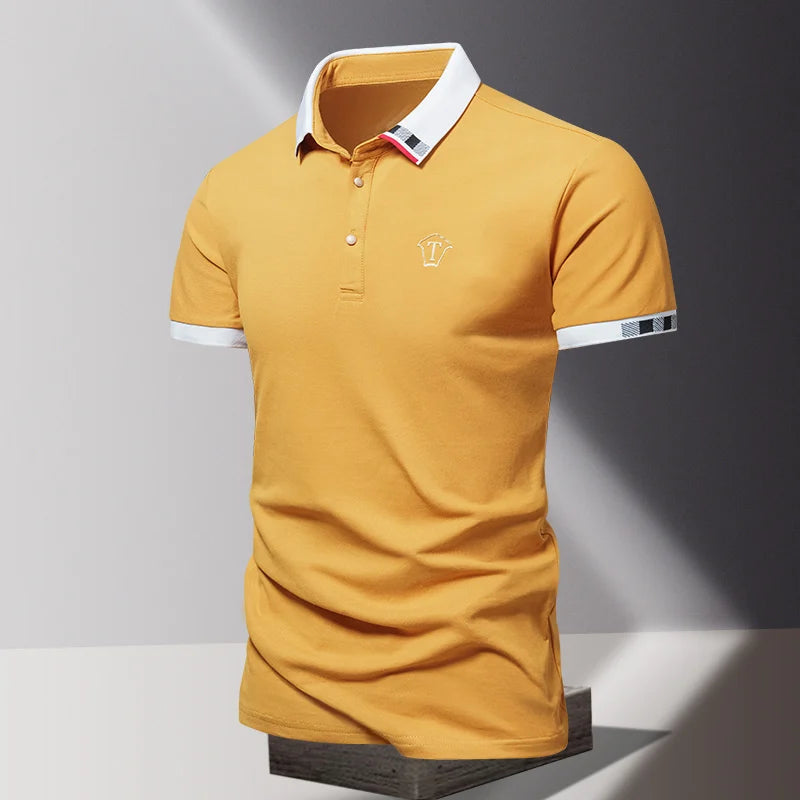 Lane JT Pure Cotton Mens Polo Short Sleeve T Shirt