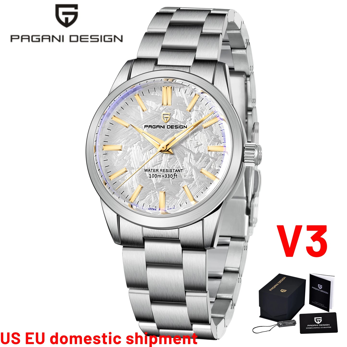 PAGANI DESIGN 2025 New 40MM Men's Quartz Watches Top Luxury Ultra thin fashion Watch For Men AR Sapphire Mirror Wrist watch