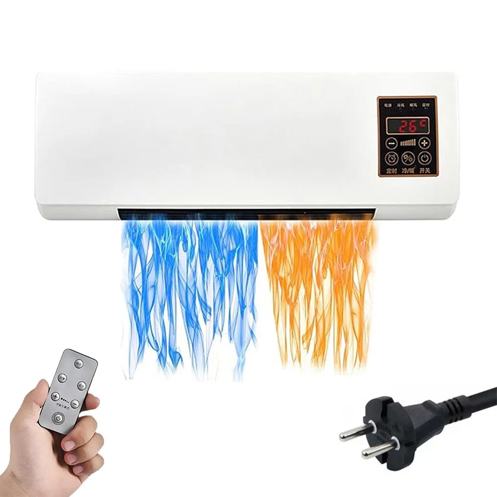 APWIKOGER Wall Mounted Portable Air Conditioner With Remote Mini Split Heating