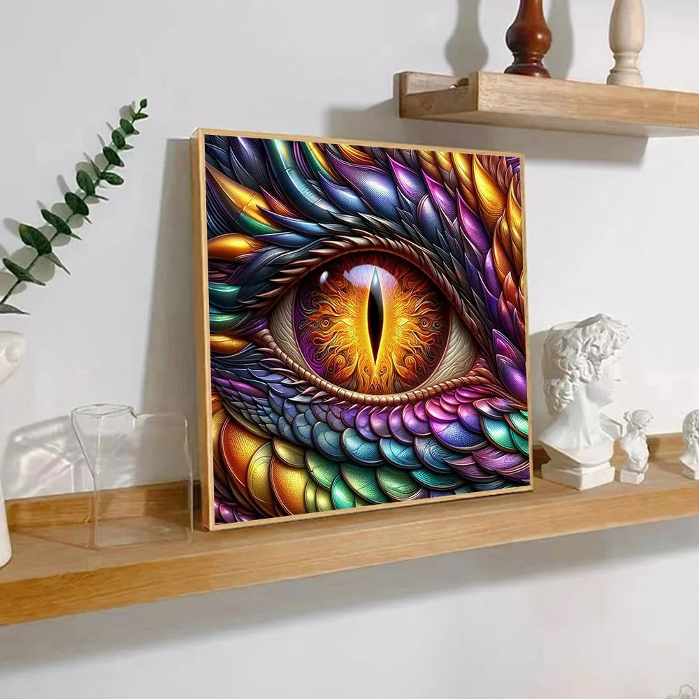Eye Picture Paint By Numbers For Adult Diy Art Craft Kit HandPainted On Canvas Valentines Gift Home Decor