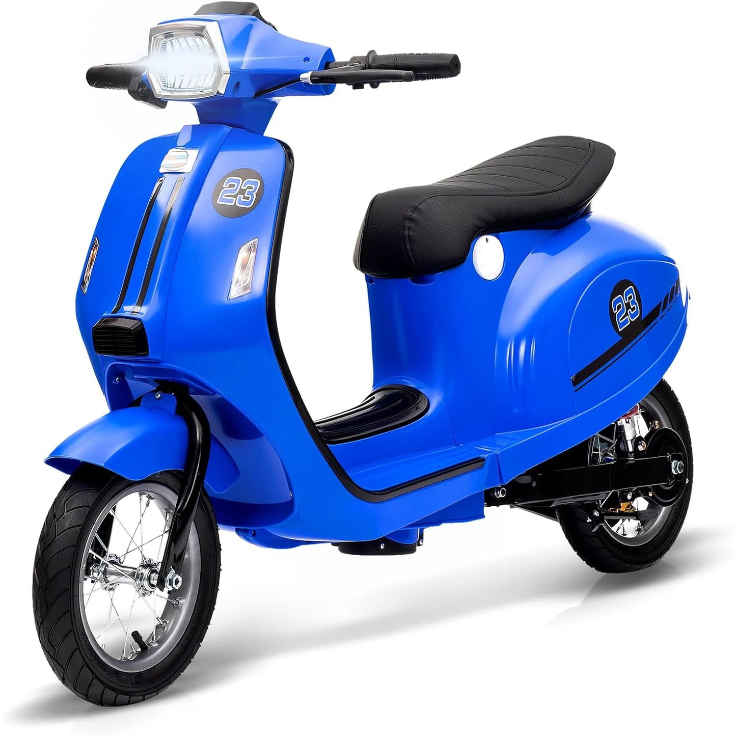 Children's Motorcycle Kids Ride on Toys 24 V 350 W Electric Seating Max 14 MPH Waterproof LED Lights for Aged 8-12 Max 59.9 kg