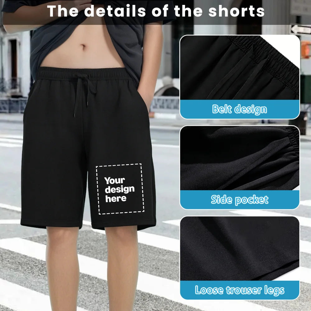 Personalized Custom Print Tech Shorts For Men With Your Image