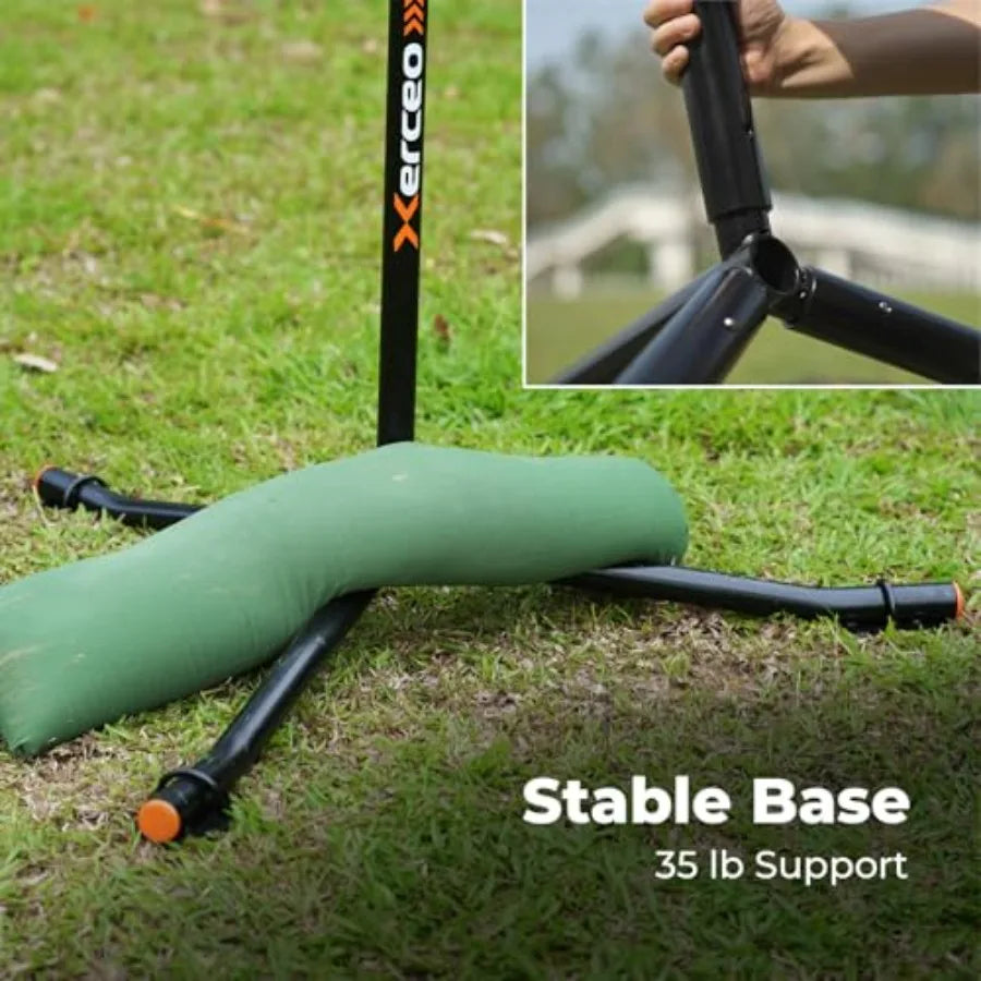 Youth Baseball Swing Trainer Adjustable Height Batting Auto Reset Ball