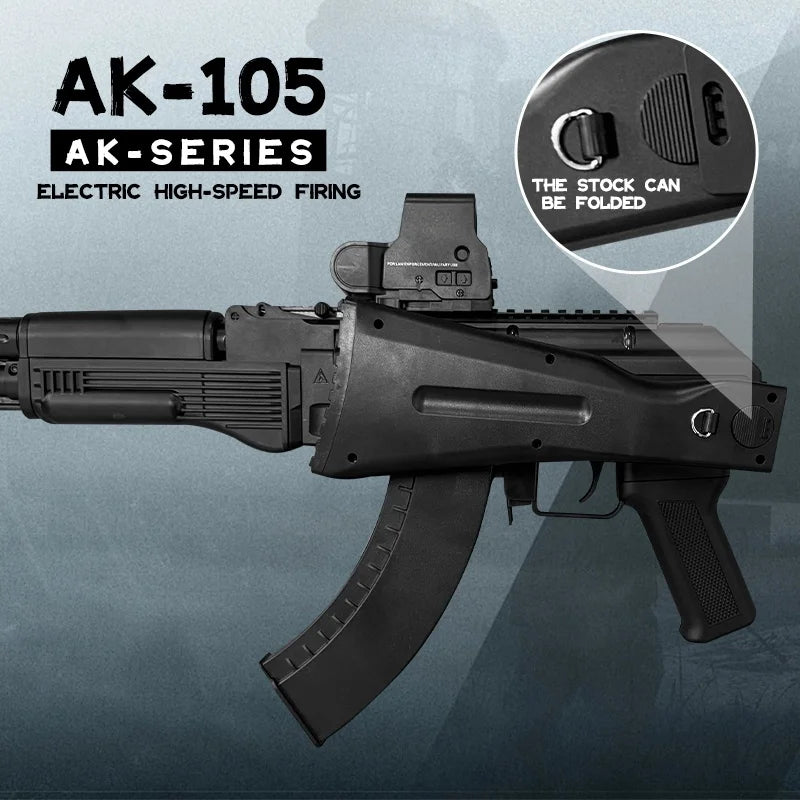 AK105 Electric Gel Ball Gun High Speed Upgraded