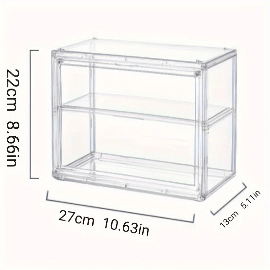 KYJG Luxury Acrylic Multi Layer Wall Mount Display Cabinet