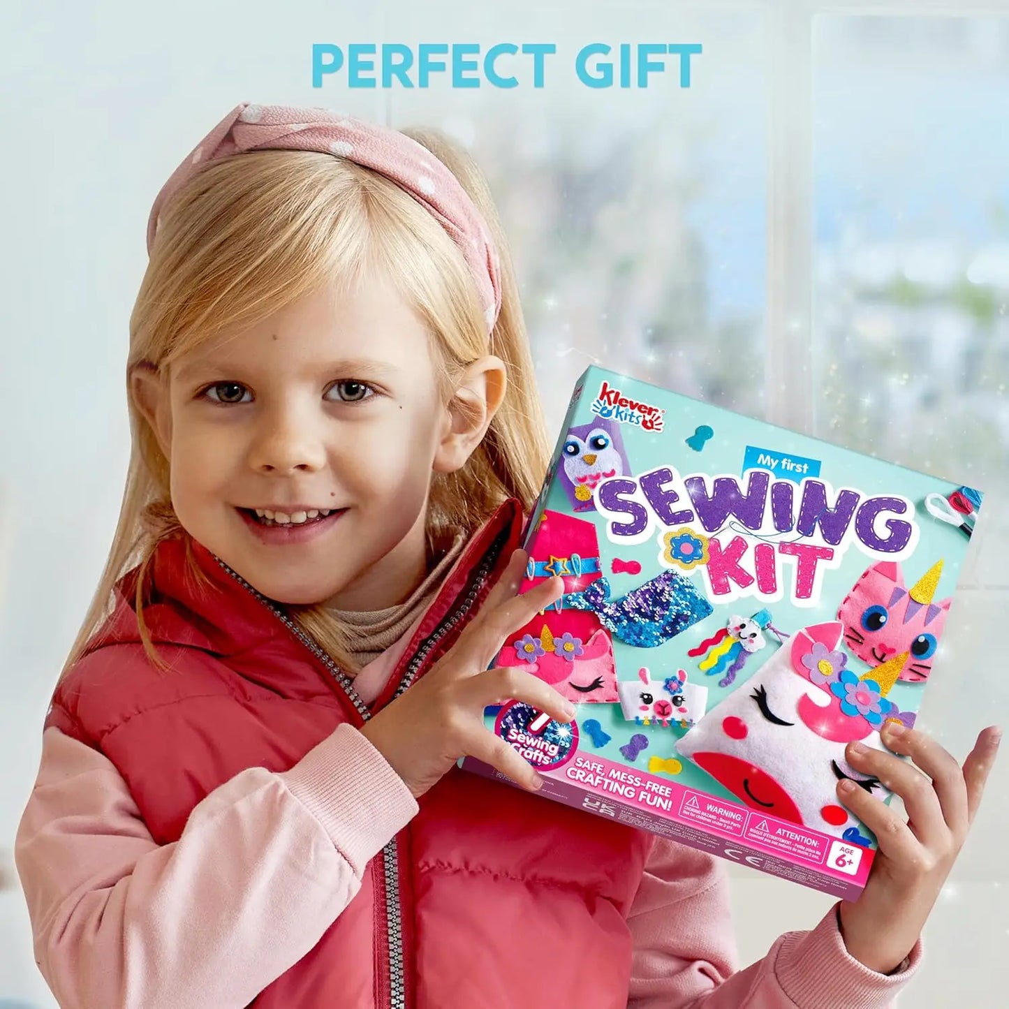 Joyfy My First Kids Sewing Kit 7 Projects Unicorn Mermaid