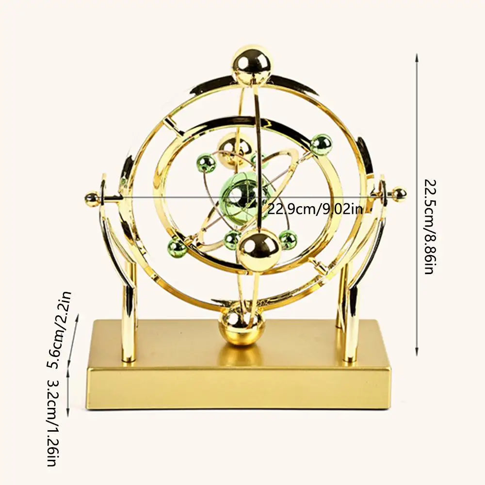 Celestial Orbit Pendulum Perpetual Motion Kinetic Astronomy Desk Sculpture