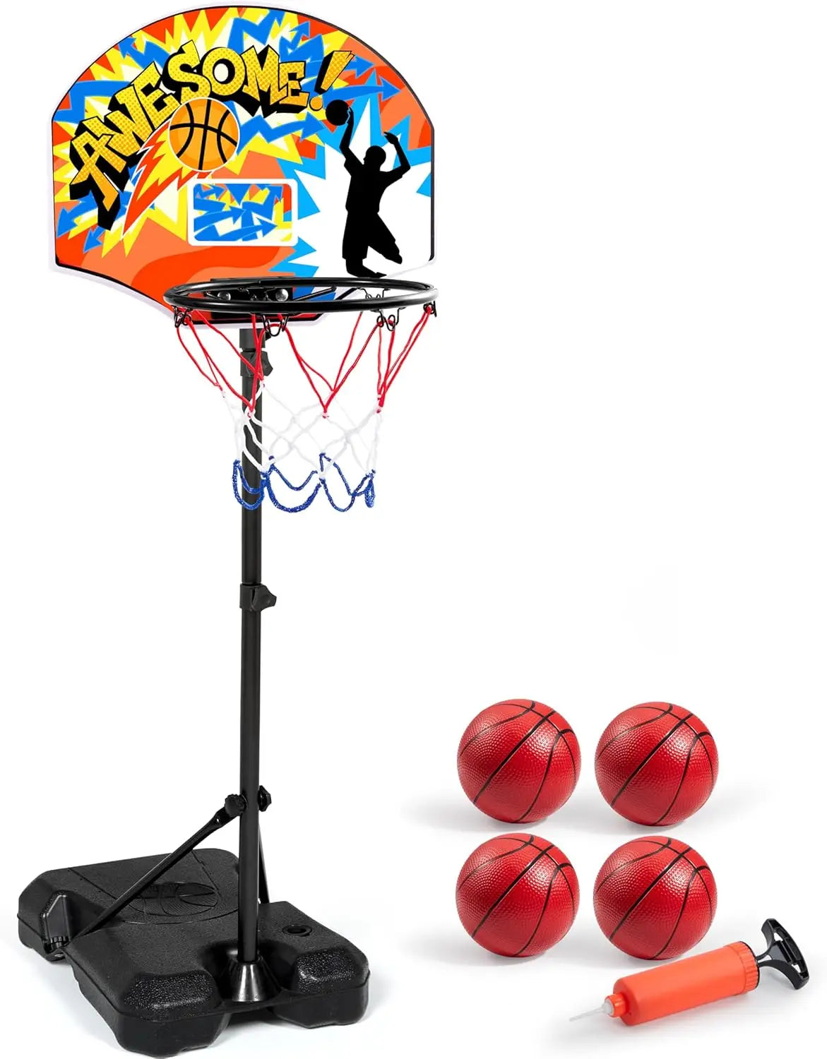 Joyfy LED Scoring Arcade Basketball Game With Adjustable Stand