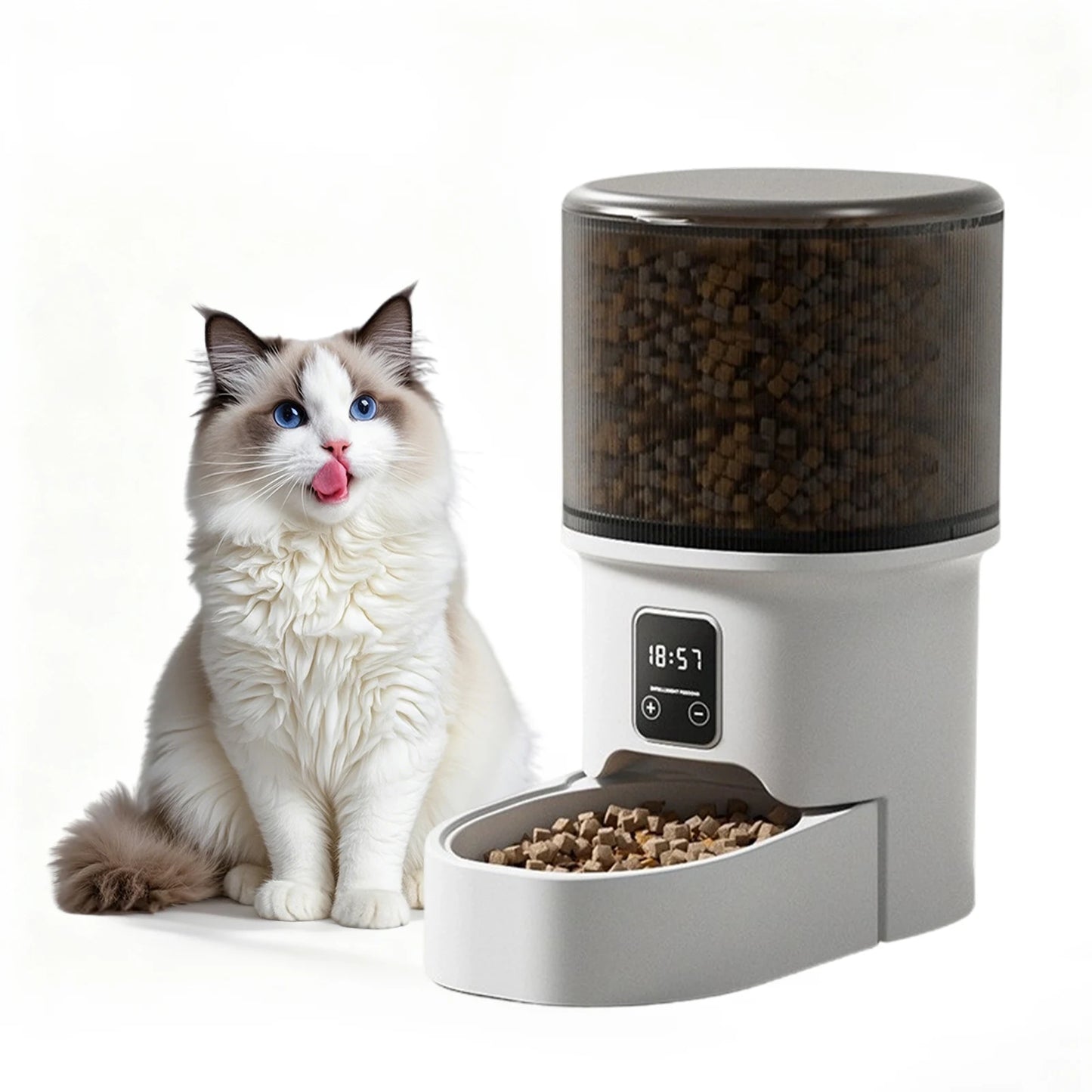 HiMISS Programmable Pet Feeder For Dogs And Cats With Timer