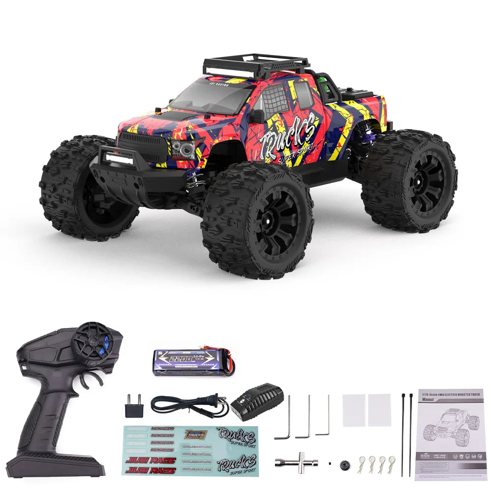 NONECE PT14R Brushless RC Truck 4x4 Remote Control 50MPH