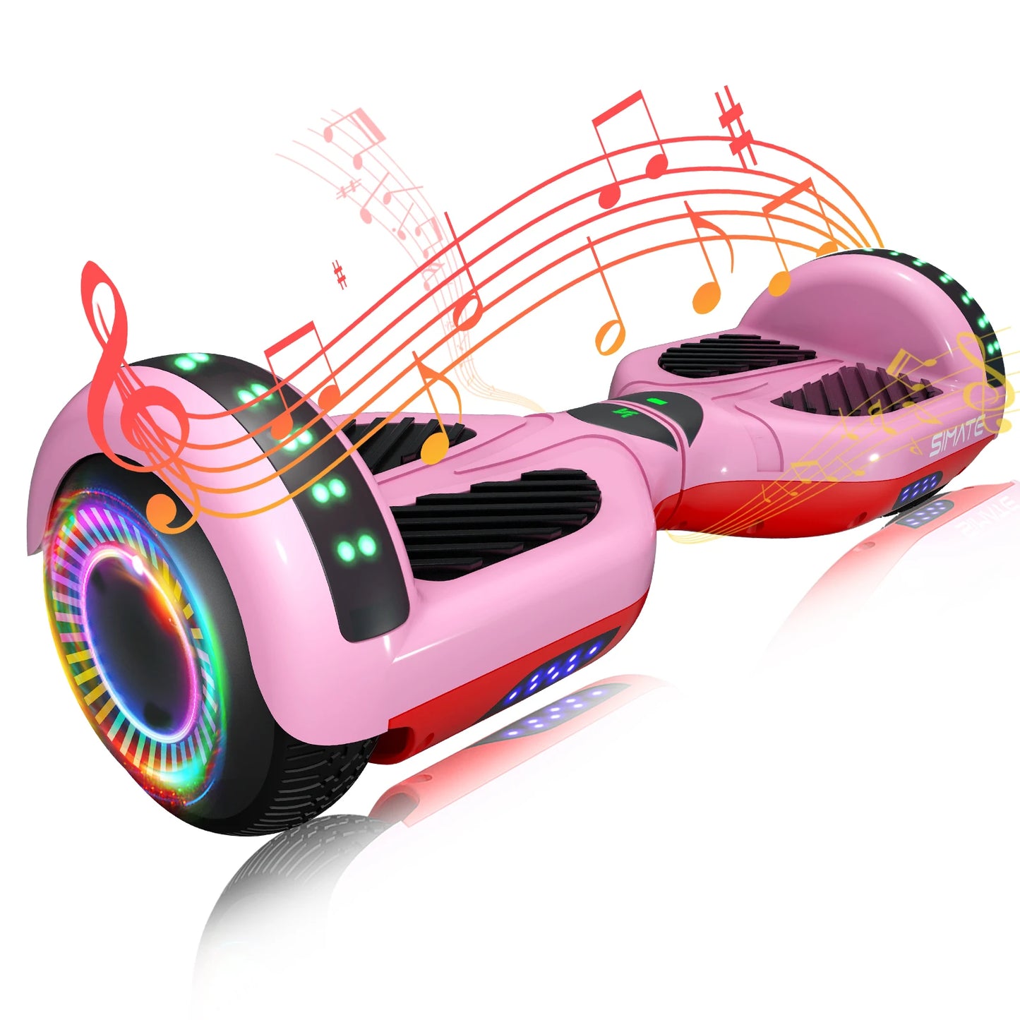 Simate 6.5 Inch Self Balancing Hoverboard With Bluetooth