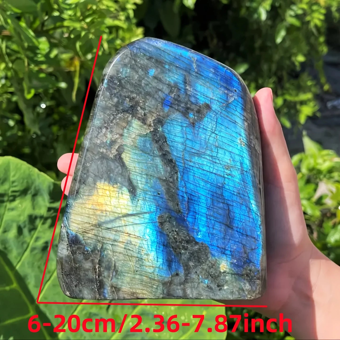 1PC Stunning Labradorite Mineral Quartz Free form,Home Office Decor, Ideal Collectors, Holiday Gifts