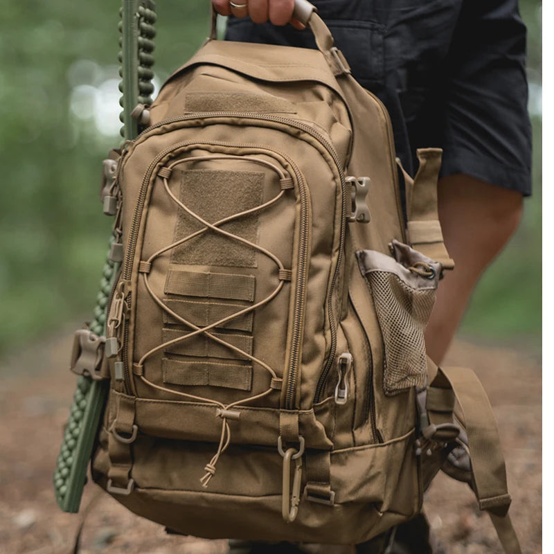 LQARMY Durable Tactical Backpack For Outdoor Hiking Travel