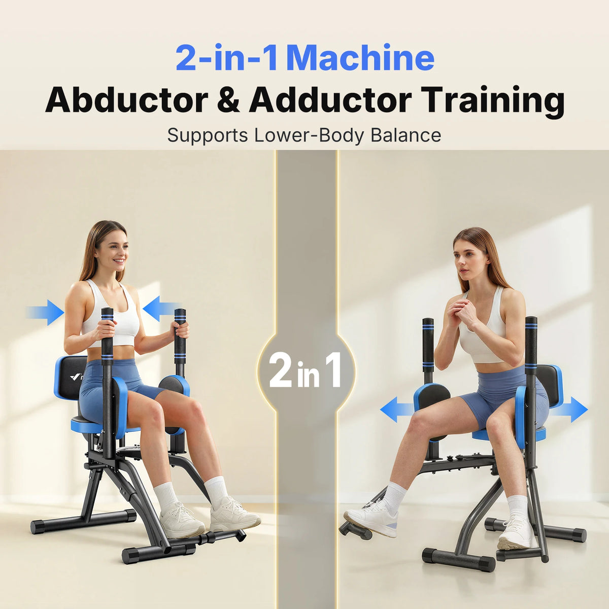 Merach Adjustable Resistance Hip Abductor And Leg Adductor Trainer