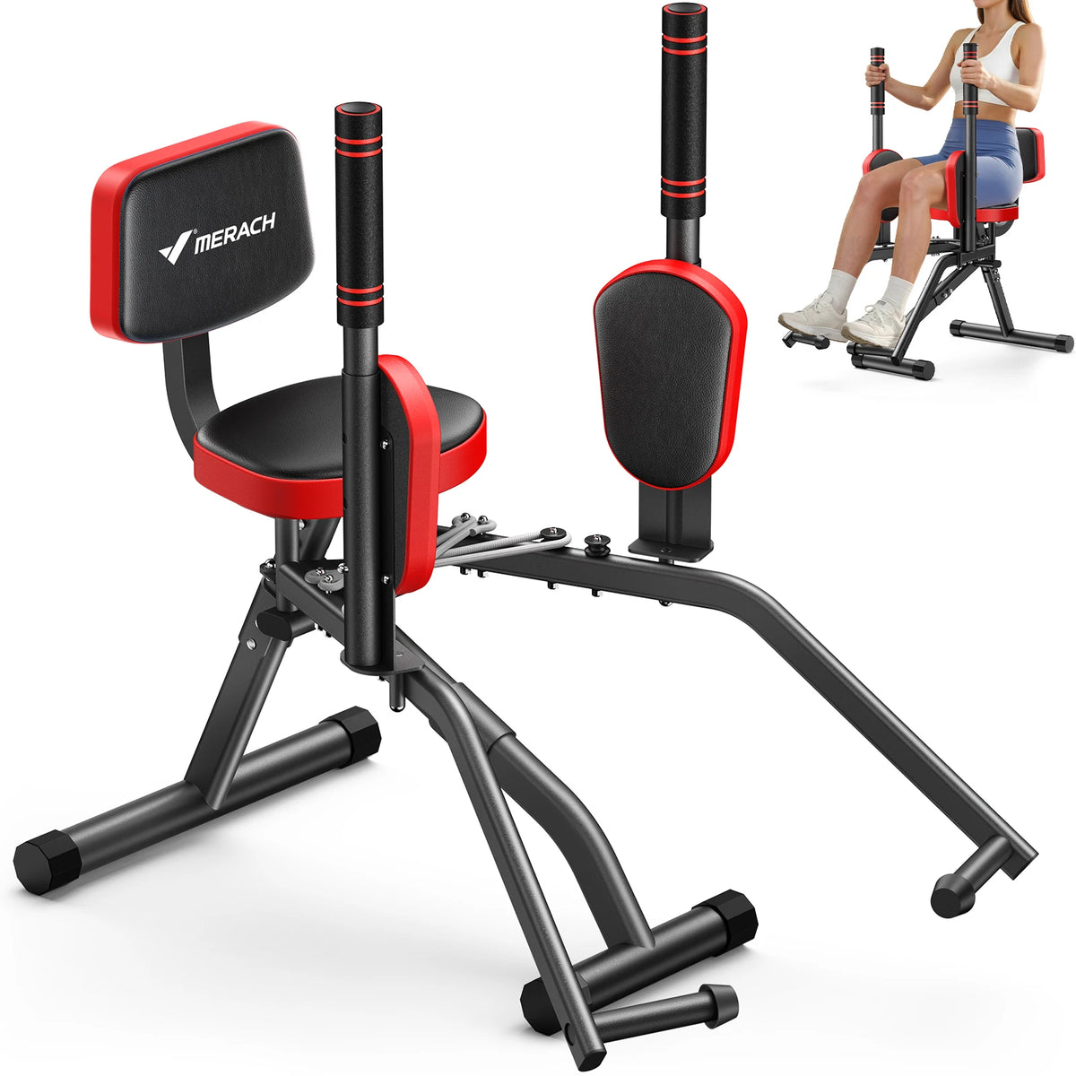 Merach Adjustable Resistance Hip Abductor And Leg Adductor Trainer