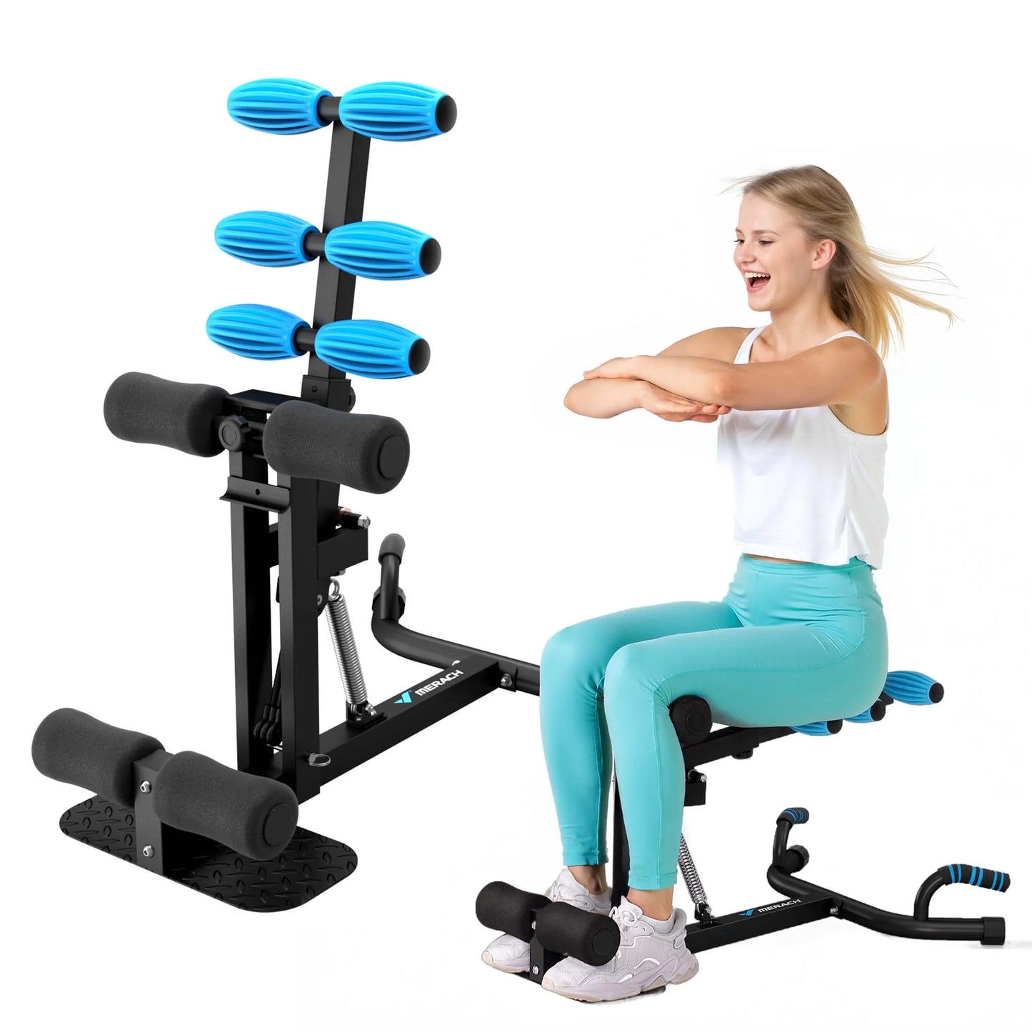 MERACH Deep Squat Machine Multifunction Workout Glutes Trainer