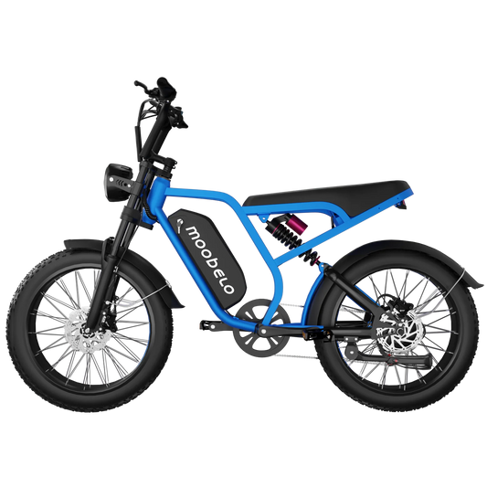 Winter E-Bike Moobelo B8 1500W Peak 48V 16AH 30MPH Snow-Ready | Waterproof Road/Mountain Ebike 1-Year Warranty