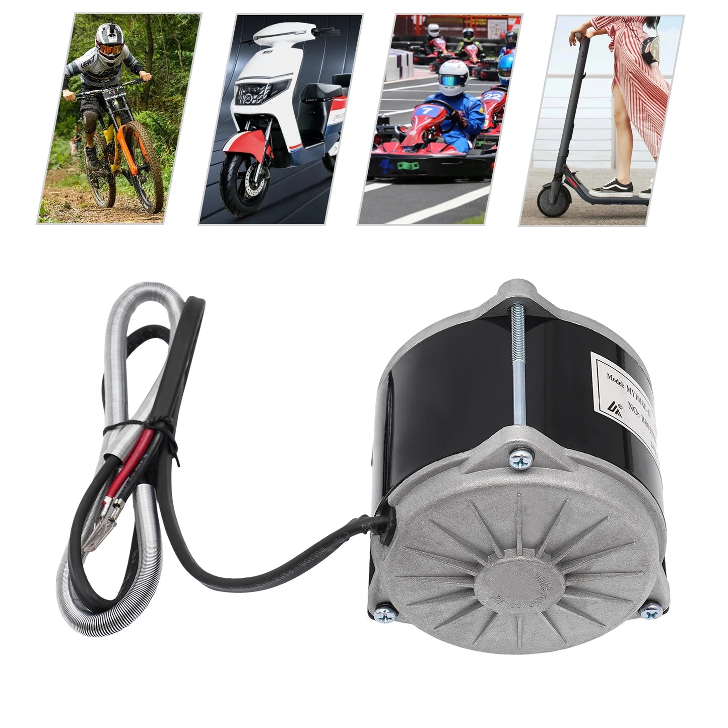 MY1018E D Brushed DC Motor 36V 500W For Electric Bikes