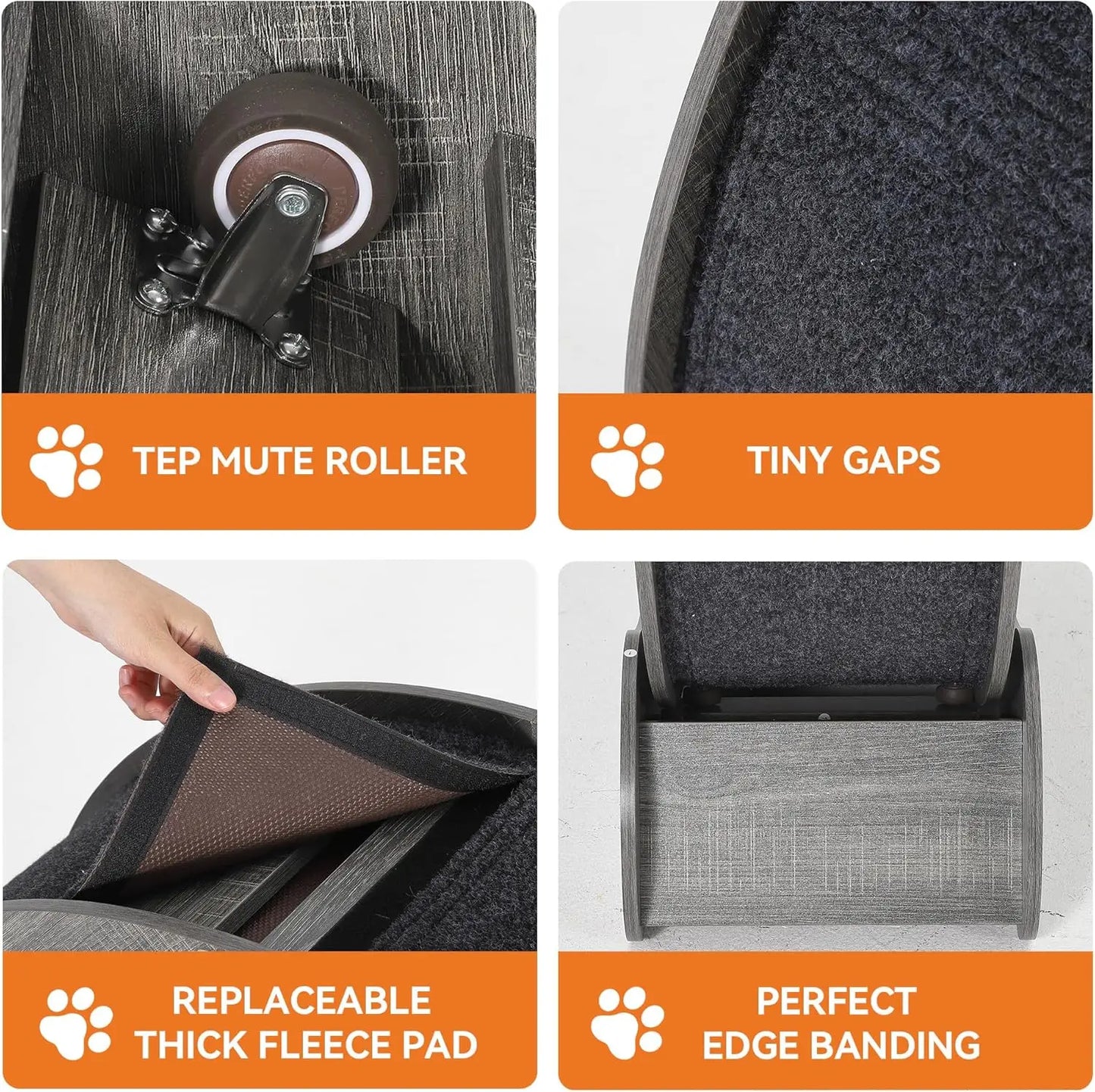 HiMISS Cat Exercise Wheel Indoor Fitness Treadmill For Cats
