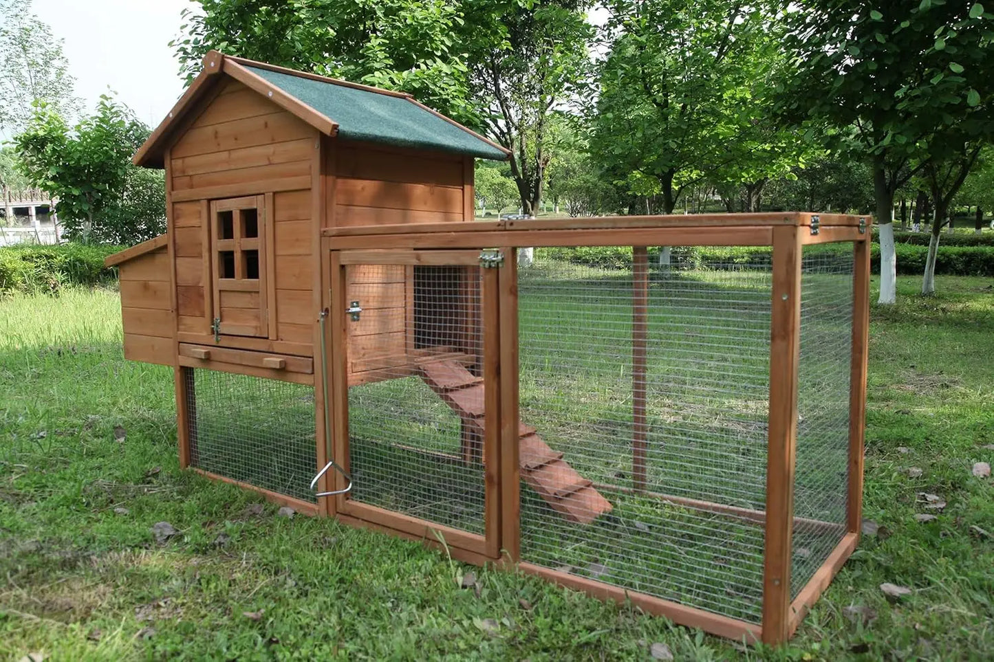 Outdoor Chicken Coop For 2-4 Chickens Wooden Hen House Hutch