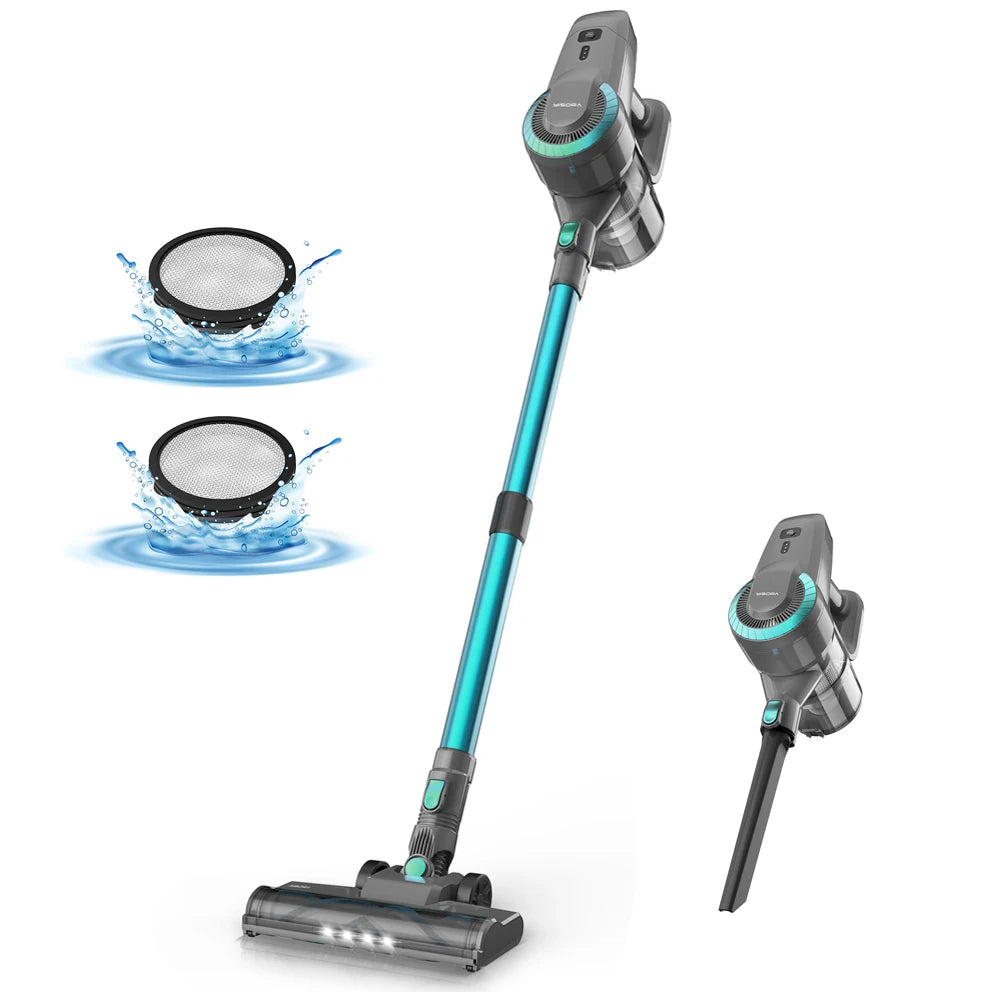 INSE N300 Cordless Upright Vacuum For Carpet And Hard Floors