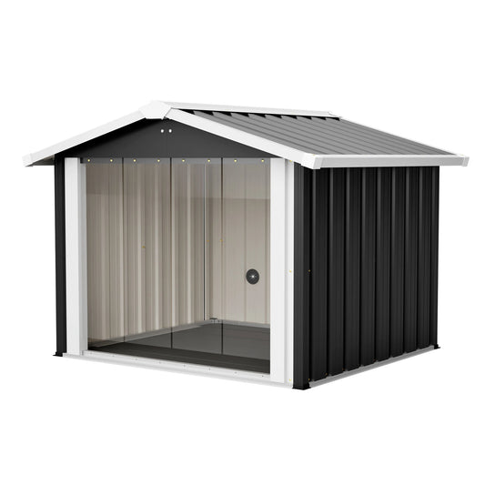 2 In 1 Weatherproof Pet House And Storage Shed Dogs
