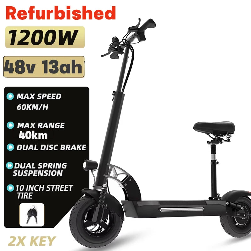 [8 models]10/11 Inch 48V-72V 1000W-6000W Electric Scooter 50-85km/h Fast E Scooter Off Road Electric Kick Scooter Foldable Adult