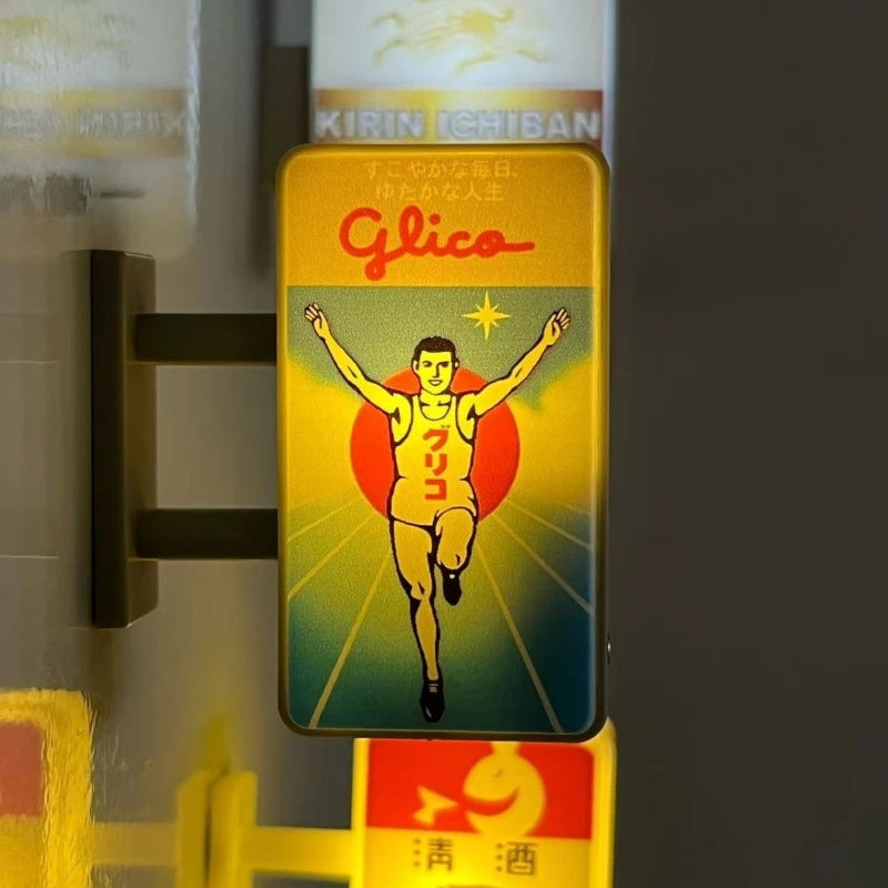 Dotonbori Glico 711 Fridge Magnet Lightboard Sign Advertising