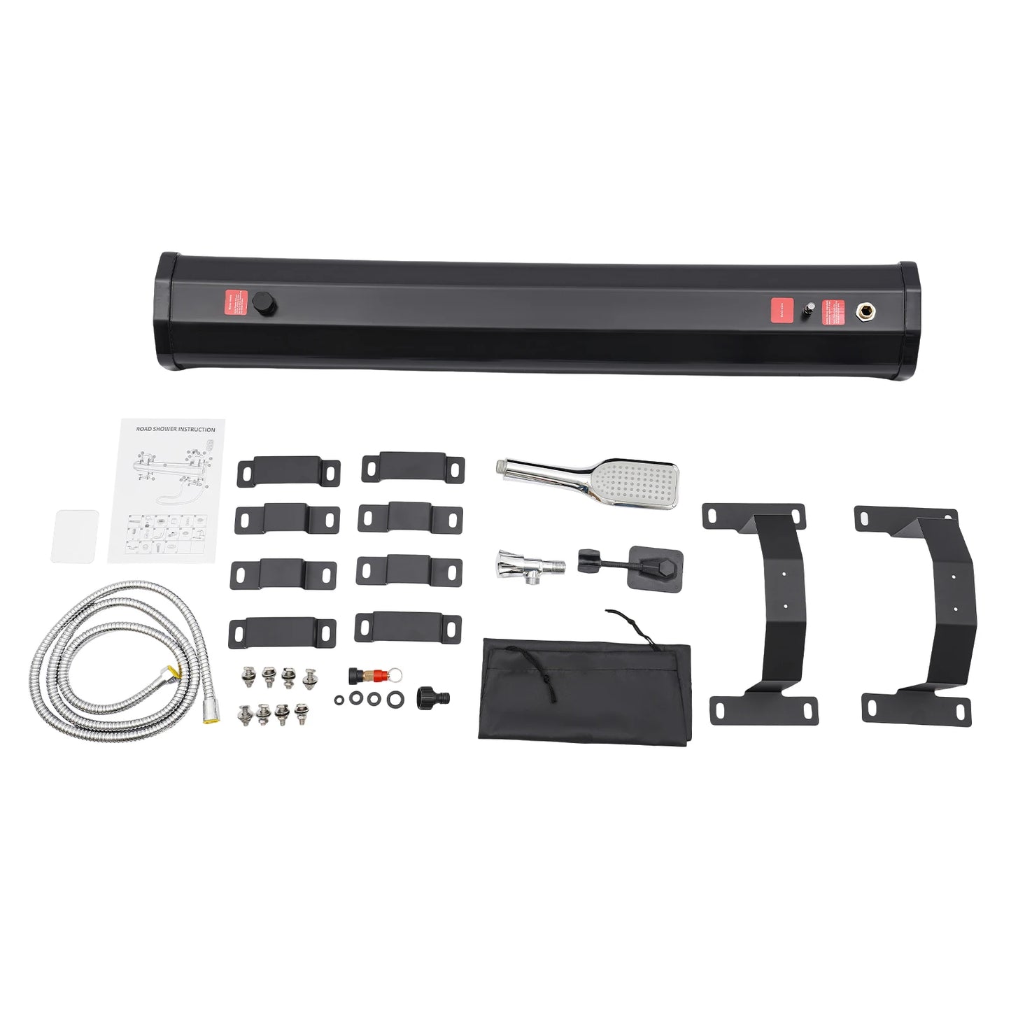 Portable Camping Shower Water Tank Roof Rack Mount