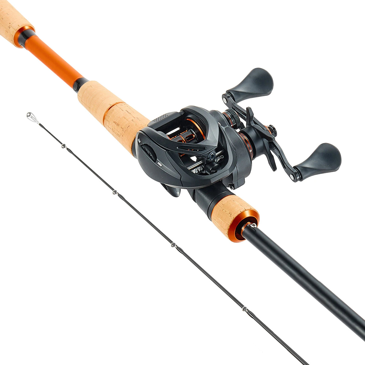 SucceBuy Rod and Fishing Reel Combo Bass Fishing Pole with 7+1 BB System Cork Handle Stainless Steel Guides with Ceramic Rings