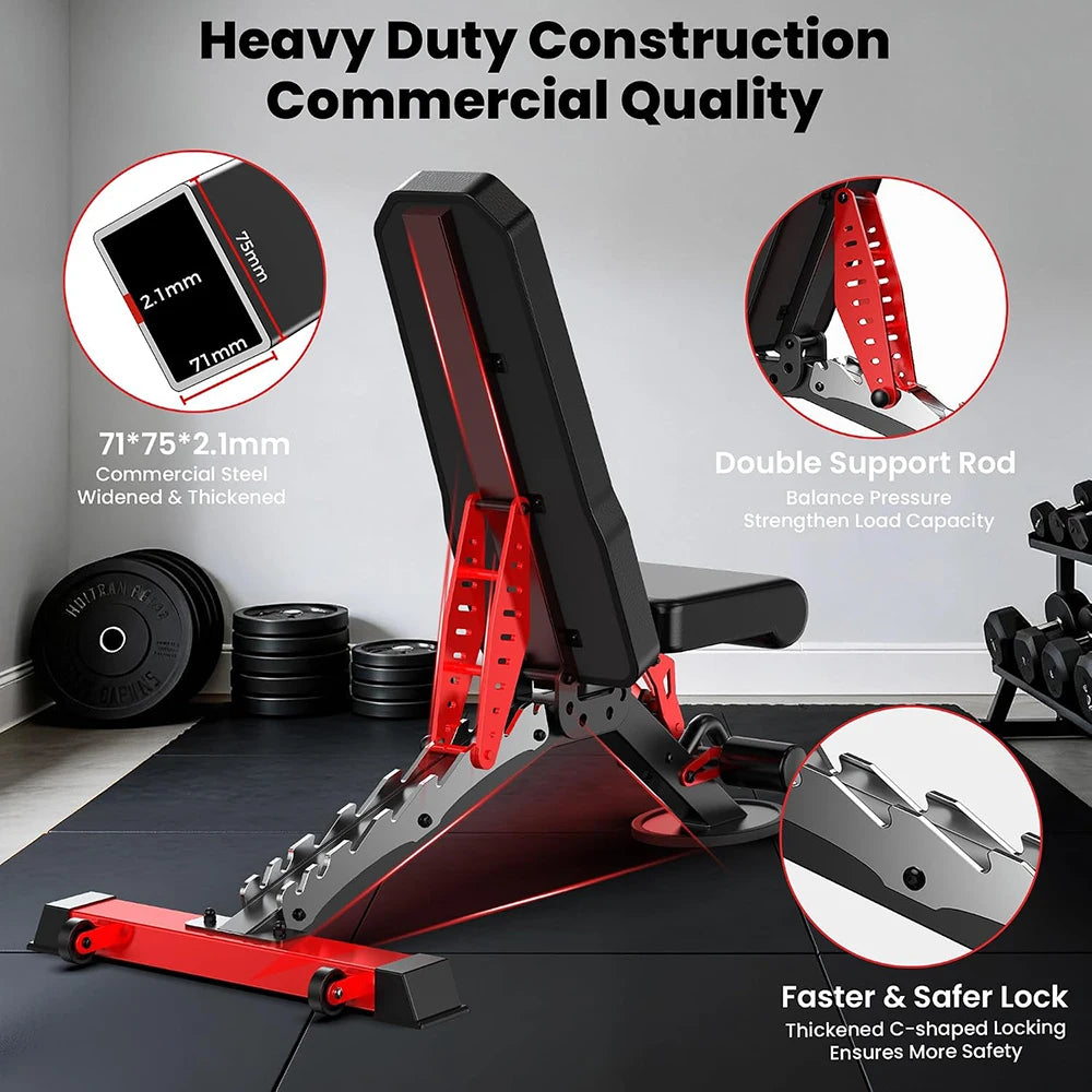 Pooboo Power Cage Smith Machine With Home Gym Cable System