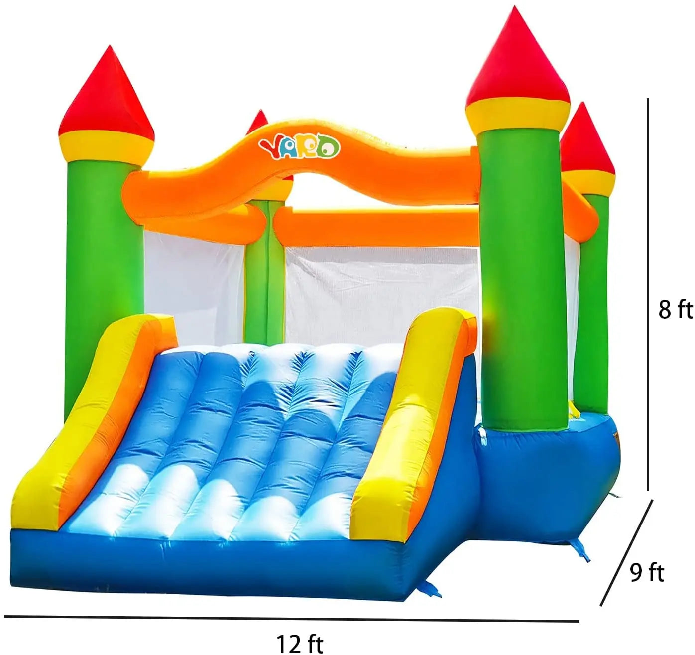 NONEDesign Yard Inflatable Bounce House With Slide For Kids
