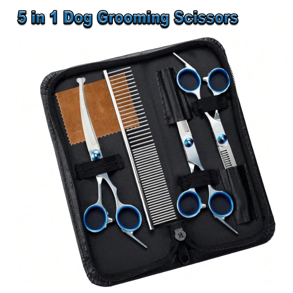 Shuyu Stainless Steel Pet Grooming Scissors Kit For Pets