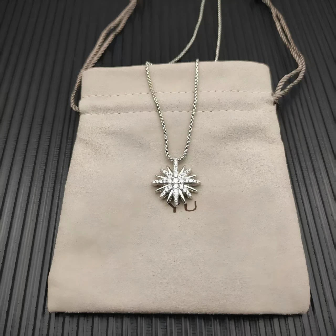 Sunflower Necklace Earrings Bracelet Set Sterling Silver