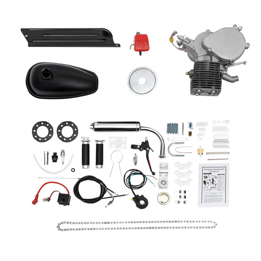 100cc 2 Stroke Bicycle Engine Kit 44 Tooth Single Cylinder Air Cooled