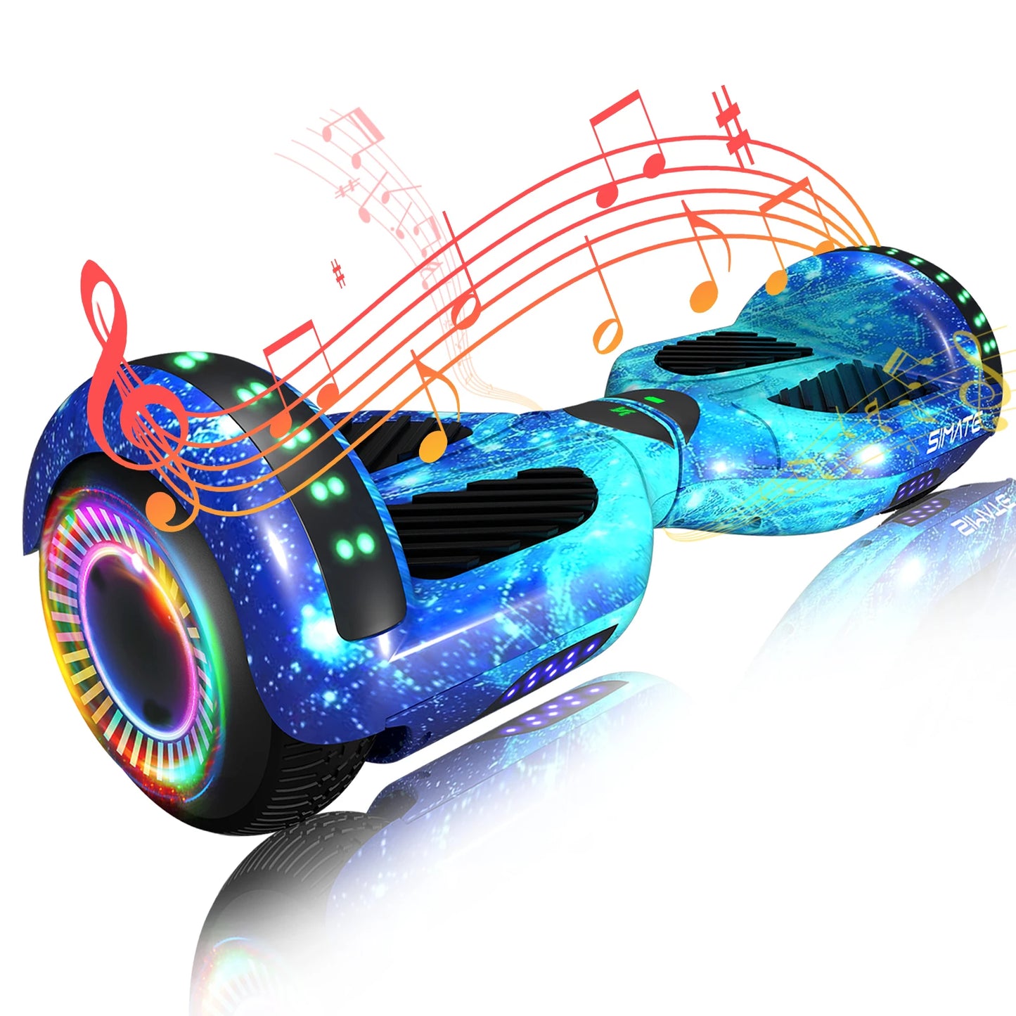 Simate 6.5 Inch Self Balancing Hoverboard With Bluetooth