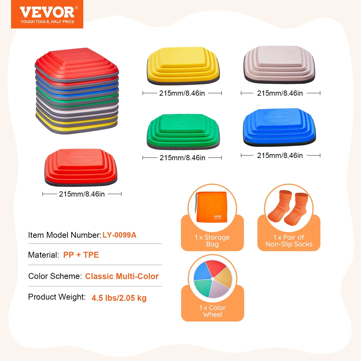 SucceBuy Balance Training Stepping Stones For Kids Sensory Coordination