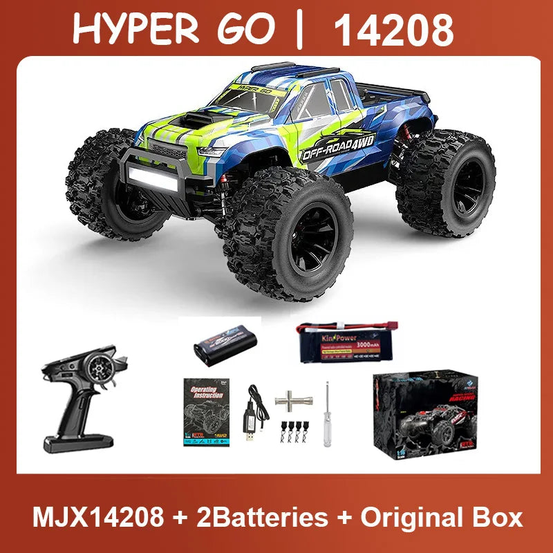 Hyper Go MJX 14207 1/14 4WD 2.4G RC Car 55KM/H Brushless Drift Vehicle Racing Car Remote Control Car Off-Road Truck Toys