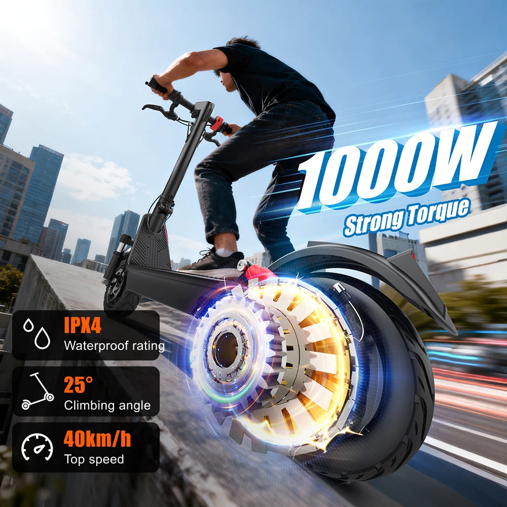 HX X9B Electric Scooter 1000W Foldable For Urban Adults