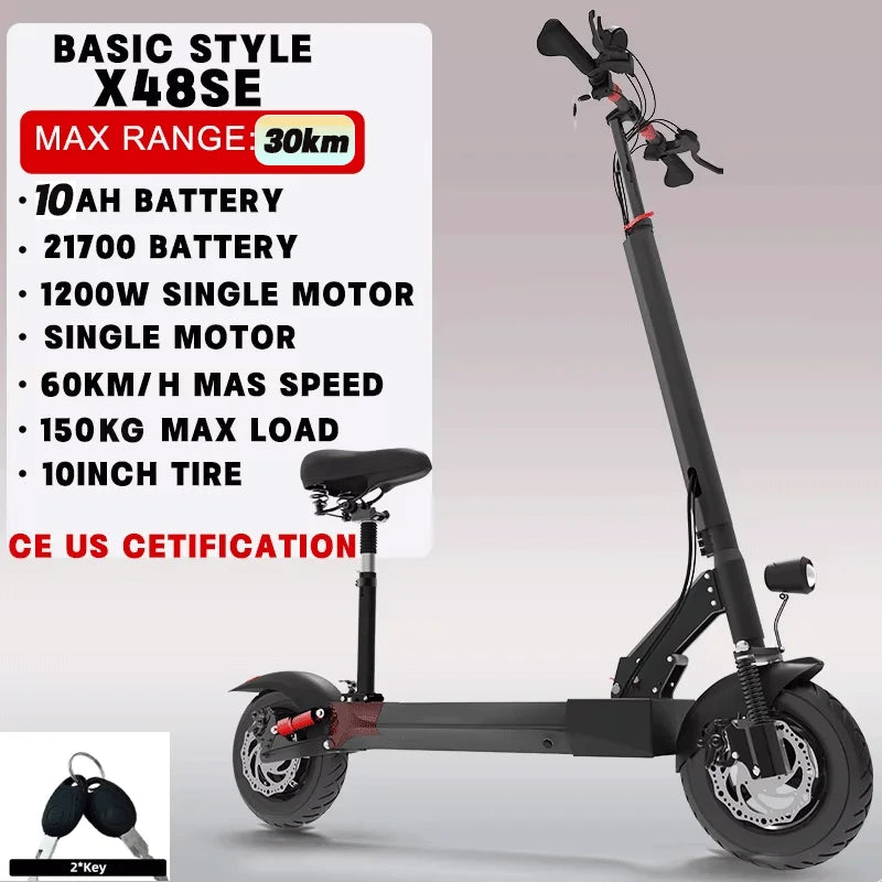[8 models]10/11 Inch 48V-72V 1000W-6000W Electric Scooter 50-85km/h Fast E Scooter Off Road Electric Kick Scooter Foldable Adult