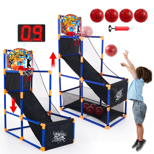 Joyfy LED Scoring Arcade Basketball Game With Adjustable Stand