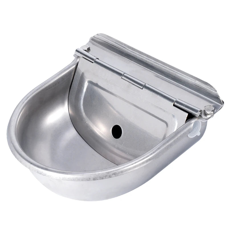 Jiecare Stainless Steel Automatic Drinking Bowl For Pets And Livestock