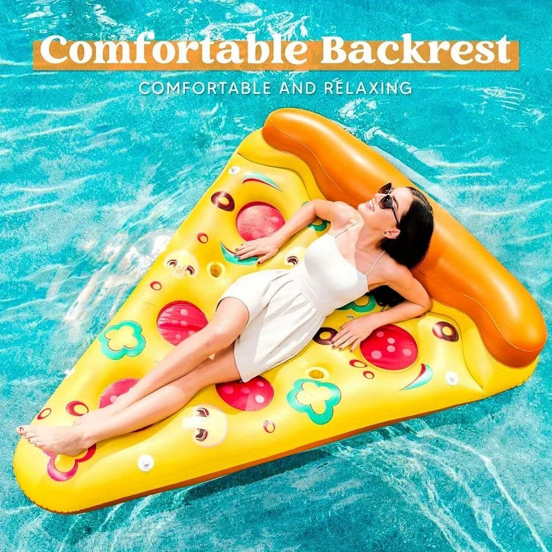Joyfy Giant Inflatable Pizza Slice Pool Float For Adults And Kids