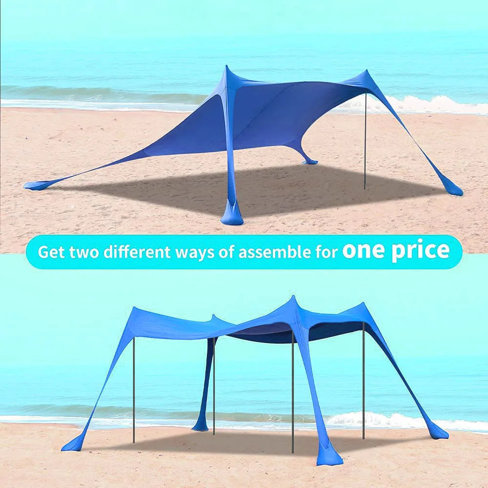 Portable Canopy Tent For Camping Picnic And Outdoor Sun Shelter