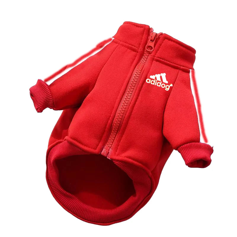 YUNFANCN Winter Fleece Dog Hoodie Sweatshirt Jacket For Pets