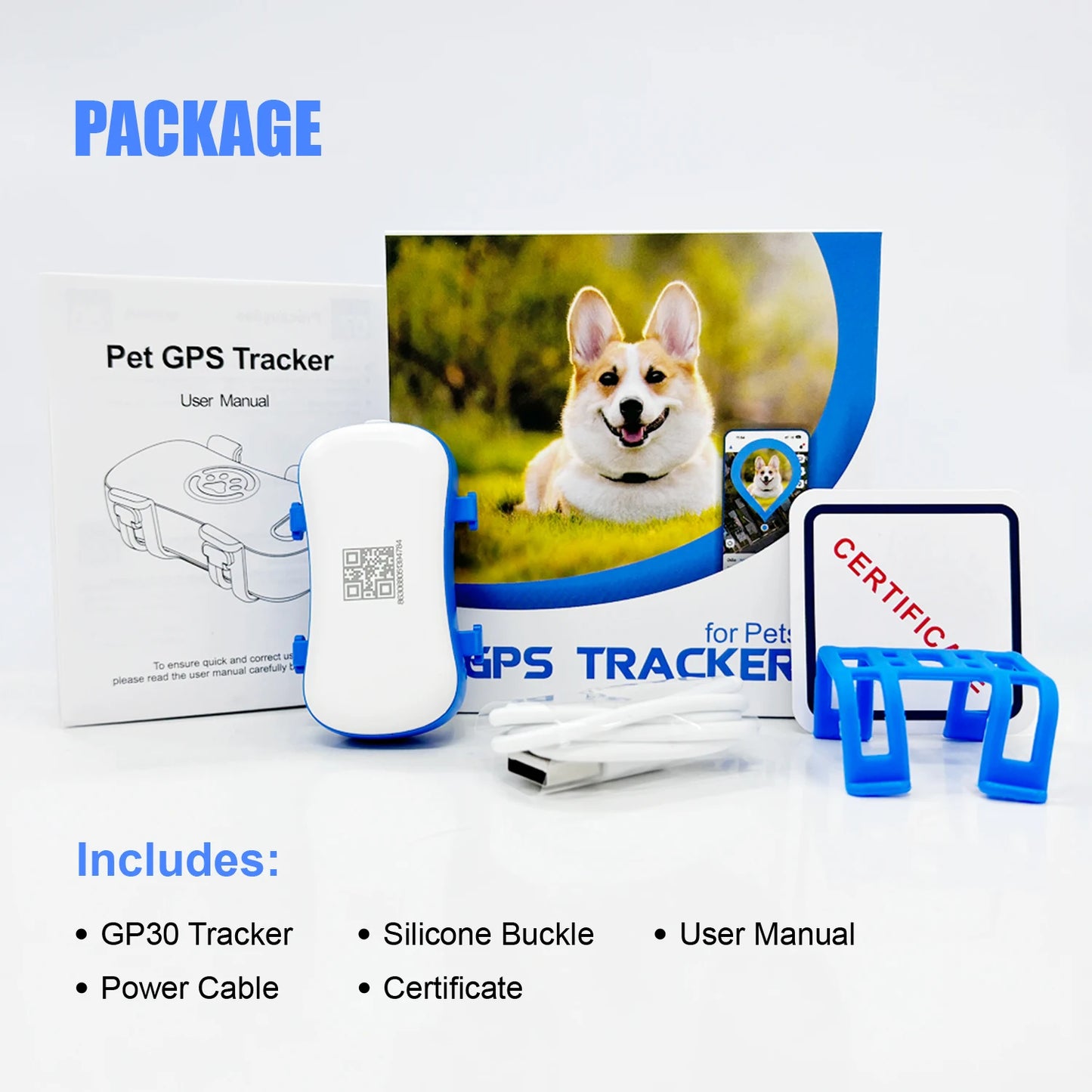 WANWAYTECH GPS Pet Tracker Real Time Tracking With Unlimited Distance