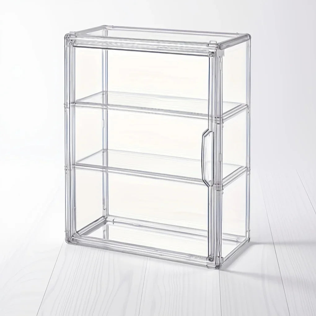 KYJG Luxury Acrylic Multi Layer Wall Mount Display Cabinet