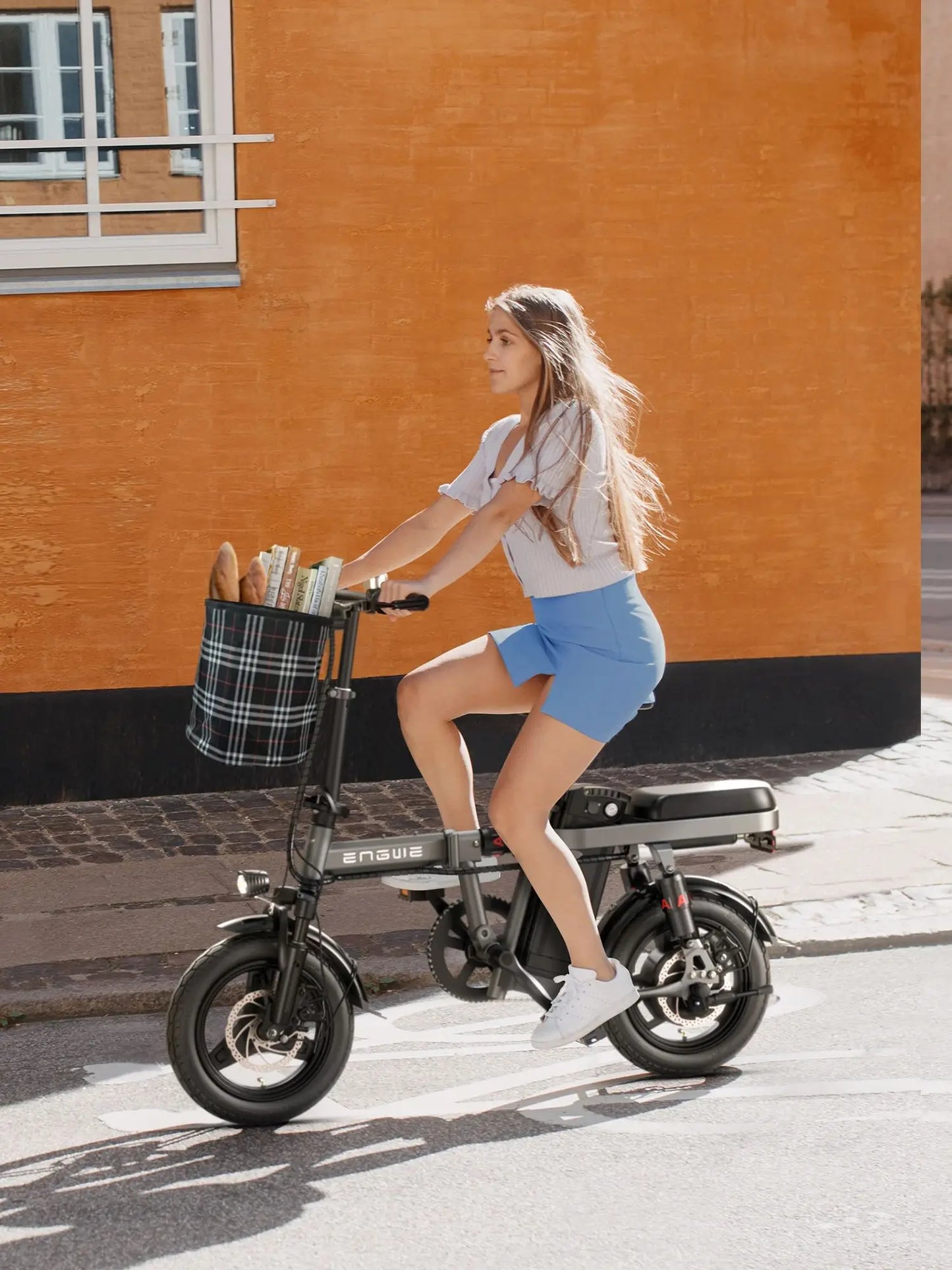 ENGWE T14 Folding Electric Bike 600W Peak Motor 48V Battery